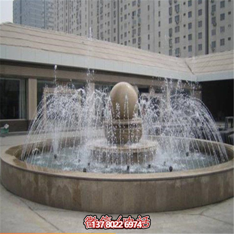 精美中式風(fēng)水球園林雕塑，提升小區(qū)公園噴泉擺放風(fēng)水氣質(zhì)