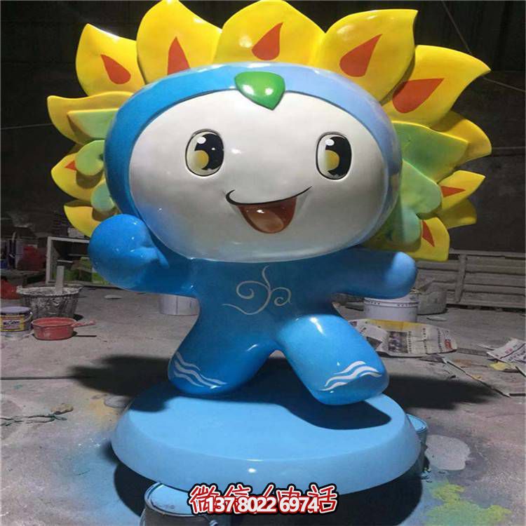 玻璃鋼卡通人物雕塑，點(diǎn)亮游樂場的歡樂