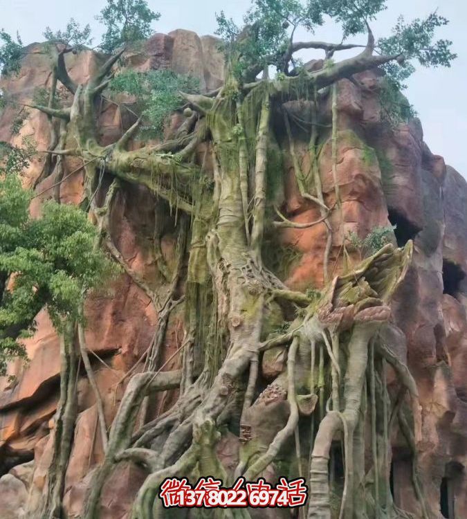 純天然石雕假山雕塑，為公園添彩添靈