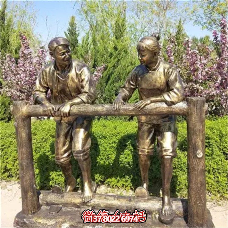 仿古銅雕塑，玻璃鋼景觀雕塑