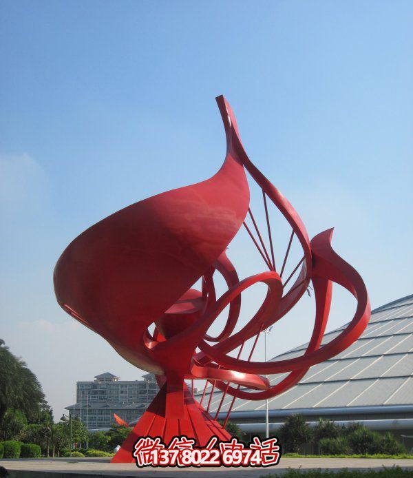 不銹鋼花朵雕塑，個性創(chuàng)意想象