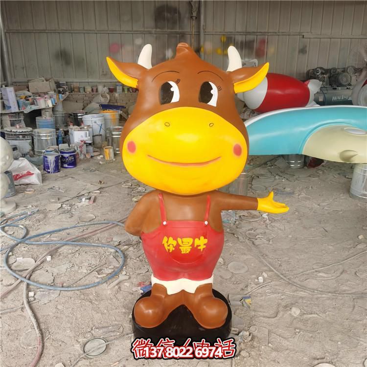 多彩玻璃鋼雕塑，精美卡通公仔，裝點你的店鋪