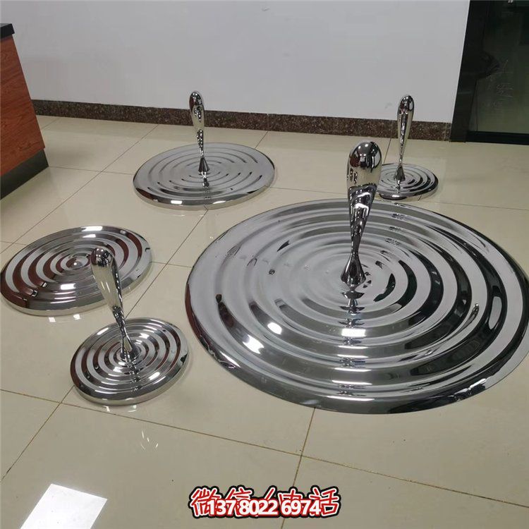 不銹鋼景觀雕塑為您的廣場、園林增添美麗的景觀