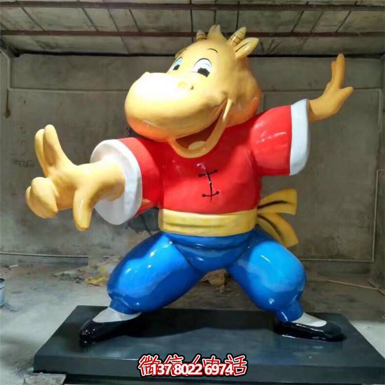 可愛牛雕塑，點(diǎn)綴商業(yè)、戶外和園林景觀