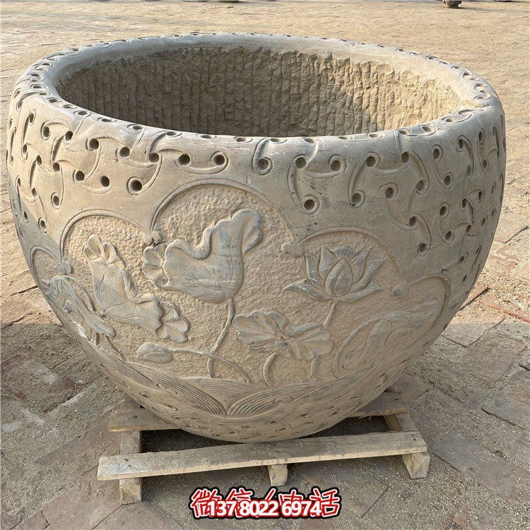 青石古意水缸，讓你融入古典世界