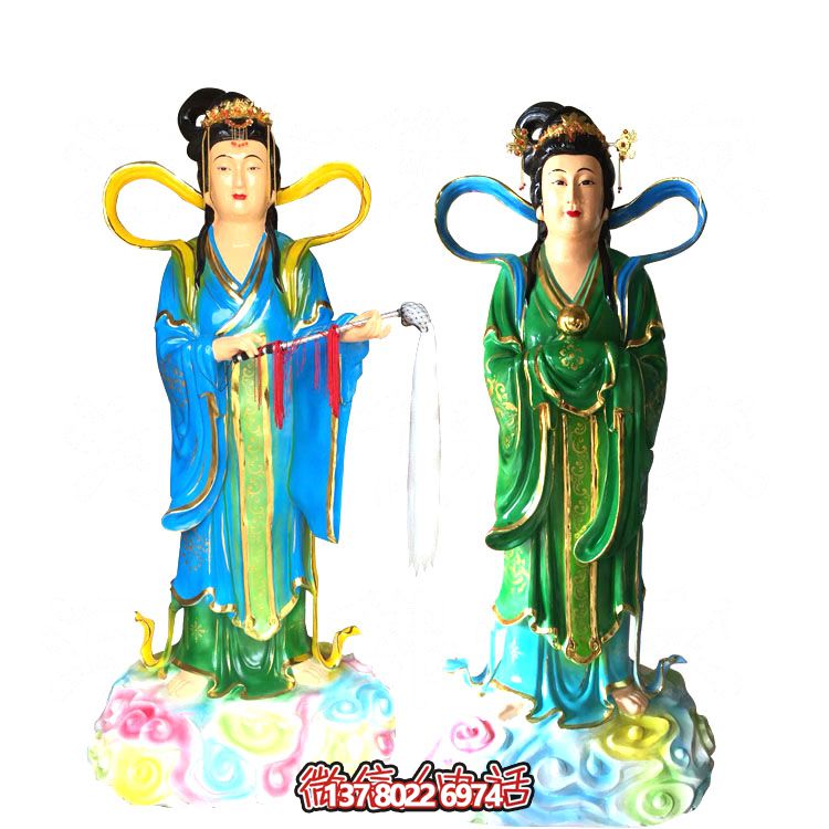 七仙女玻璃鋼雕塑，打造完美園林