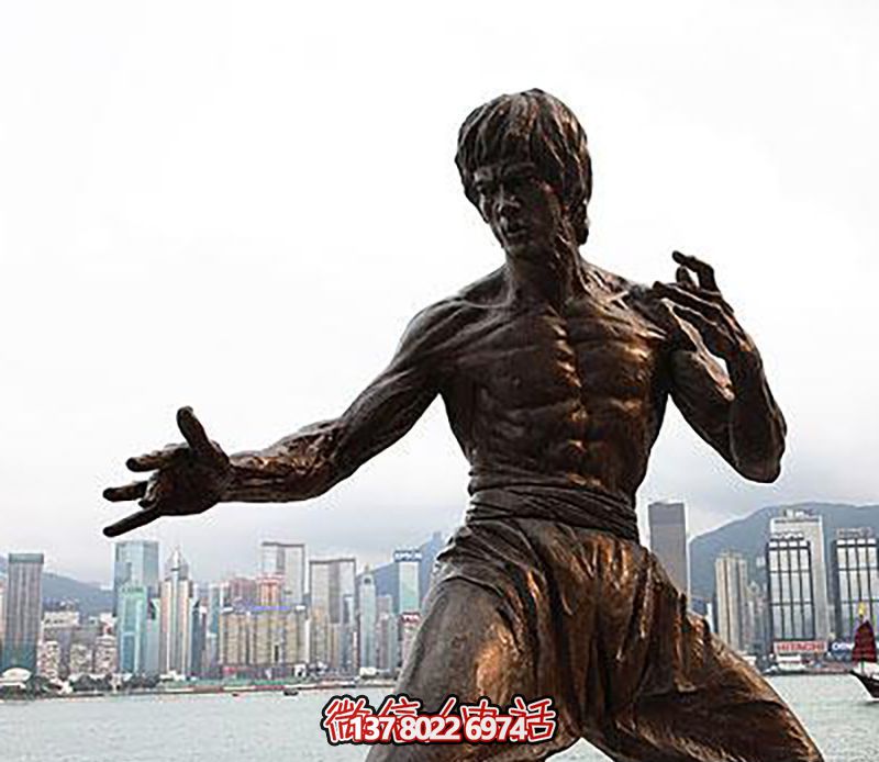 李小龍銅雕雕塑，緬懷經(jīng)典電影明星