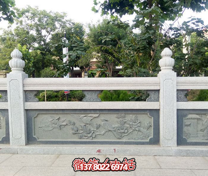 精美石欄系列，搭配園林花園，提升圍欄美感