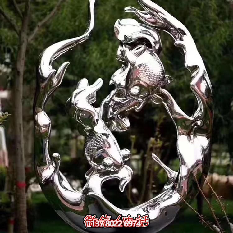 不銹鋼雕塑，為景觀廣場和園林增添抽象藝術(shù)