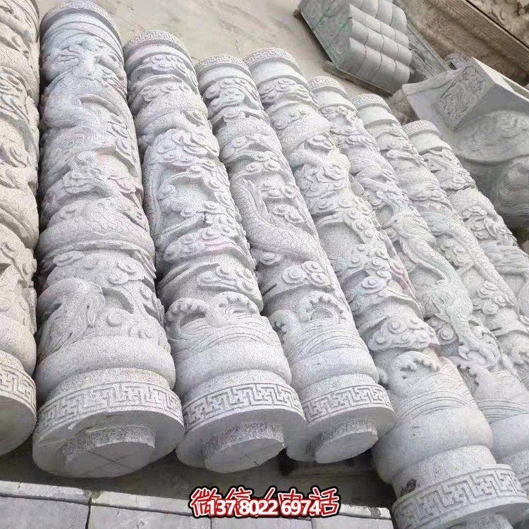 精美結(jié)合雕塑，把浮雕、大理石、石雕、石柱帶入戶外空間