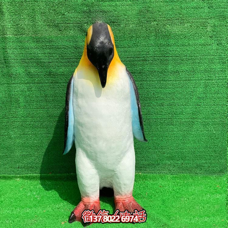 仿真企鵝雕塑，玻璃鋼制作