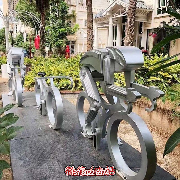 不銹鋼體育運(yùn)動主題雕塑