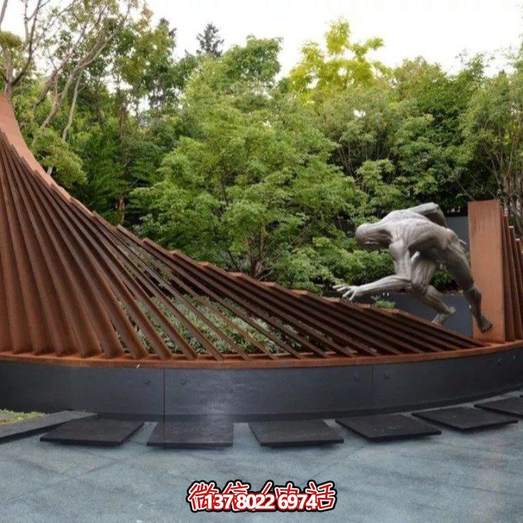 不銹鋼景觀雕塑，創(chuàng)意裝點(diǎn)公園戶(hù)外園林