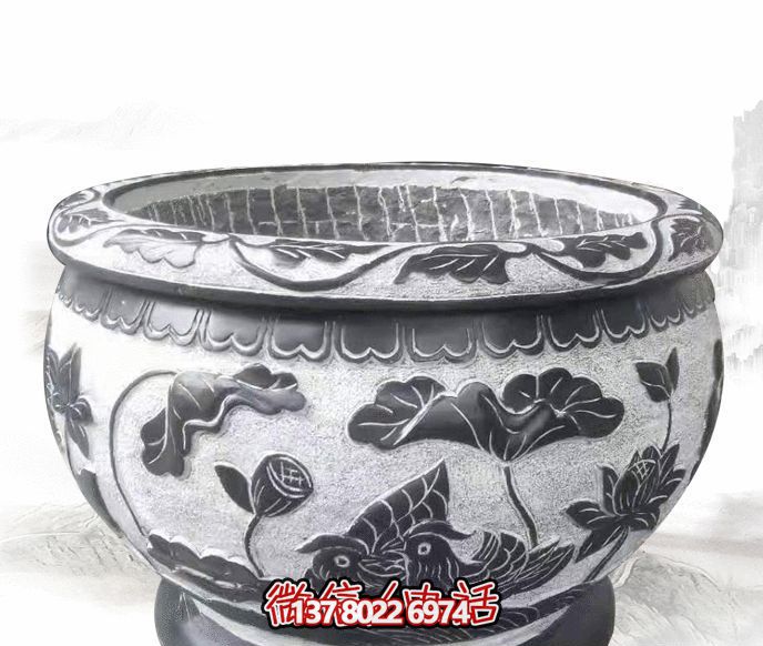 傾情精雕，高端戶外景觀缸雕塑