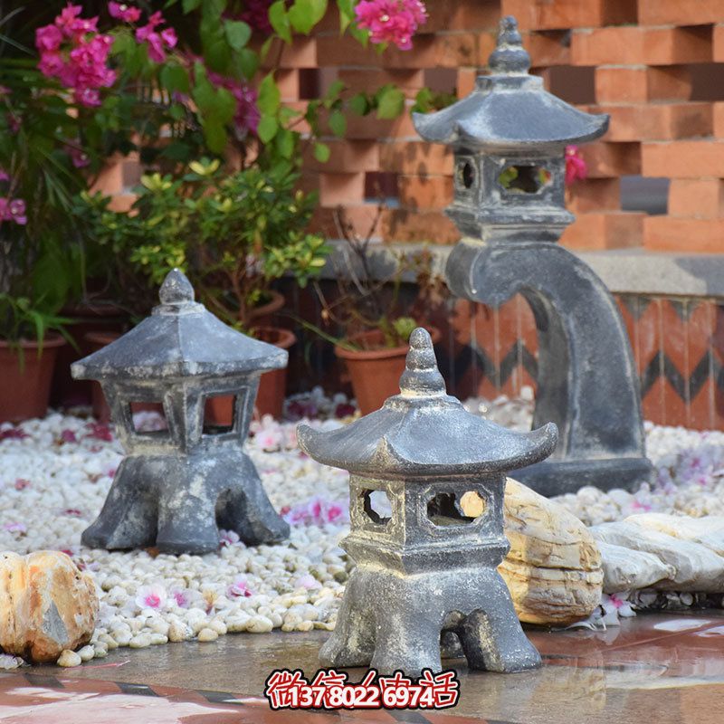 傳統(tǒng)日式風(fēng)格宮燈裝飾，安置禪意擺件雕塑，為你的別墅和民宿增添創(chuàng)意