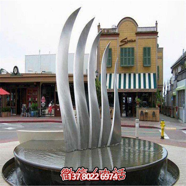 不銹鋼戶外抽象景觀廣場(chǎng)