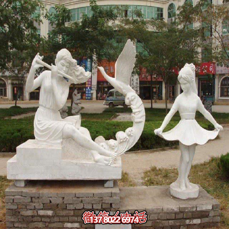 大型石雕人物雕塑，為園林景觀增添靈動(dòng)之美