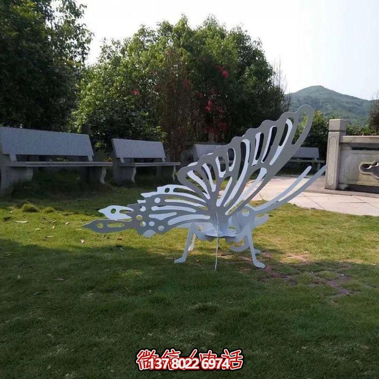 高級不銹鋼雕塑擺件，讓公園更加美麗