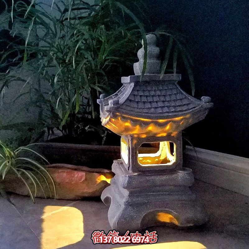 日式風(fēng)落地宮燈，創(chuàng)意裝飾庭院室內(nèi)擺件