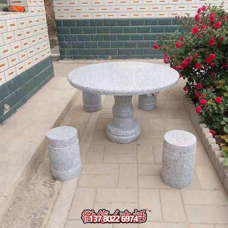 花崗巖石凳，室外私家院子裝飾