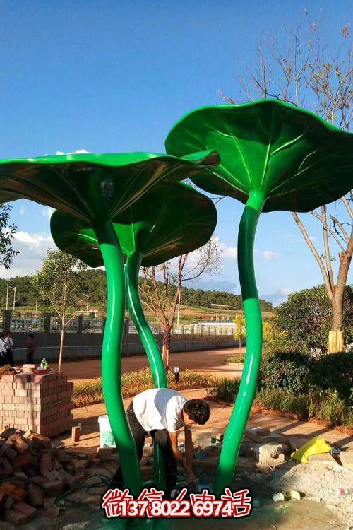 大型荷葉雕塑景觀，給您不一樣的戶外植物體驗(yàn)