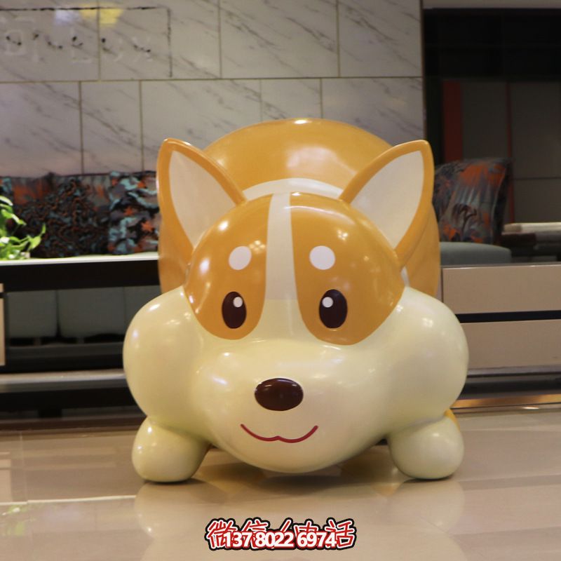 新推出的可愛(ài)卡通玻璃鋼著狗雕塑游樂(lè)園，給你一個(gè)全新的游樂(lè)體驗(yàn)！