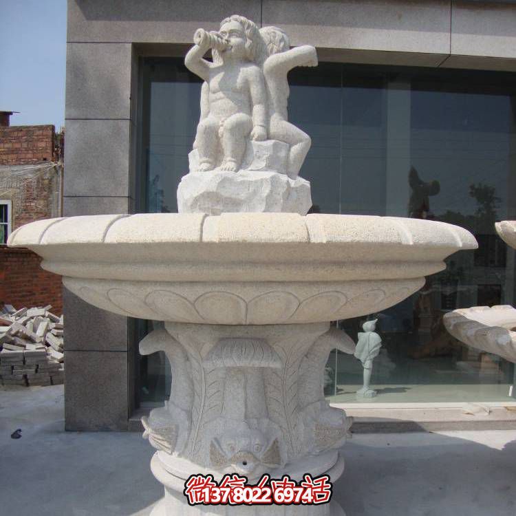 精致浪漫，歐式混搭噴泉景觀裝飾