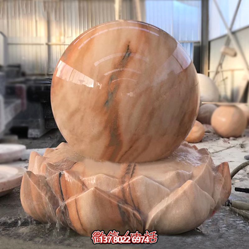 企業(yè)廠區(qū)晚霞紅財風水球雕塑 企業(yè)廠區(qū)晚霞紅財風水球雕塑