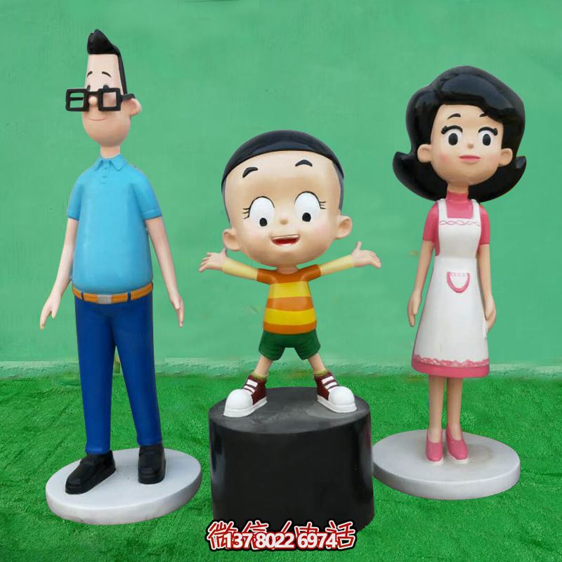 玻璃鋼卡通人物雕塑，為游樂園增添彩繪驚喜