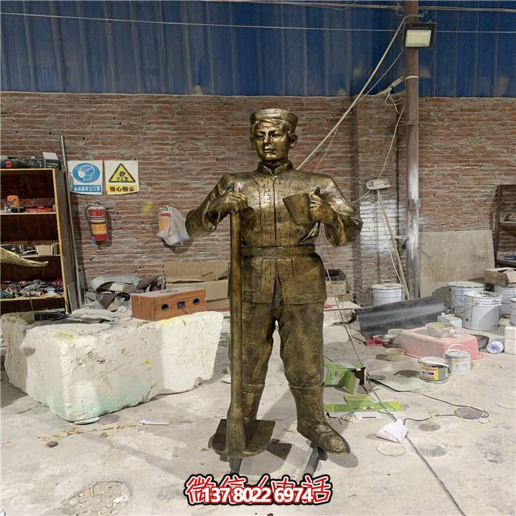 藝術(shù)玻璃鋼人物雕塑，點(diǎn)綴園林景觀