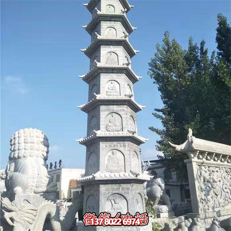 古典佛教雕塑藝術(shù)——精美青石舍利塔、石塔寺、佛塔