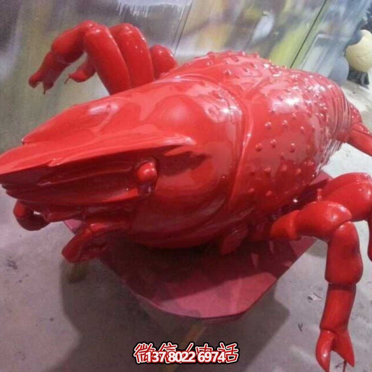 大型龍蝦雕塑裝飾品，點綴飯店、酒店門口