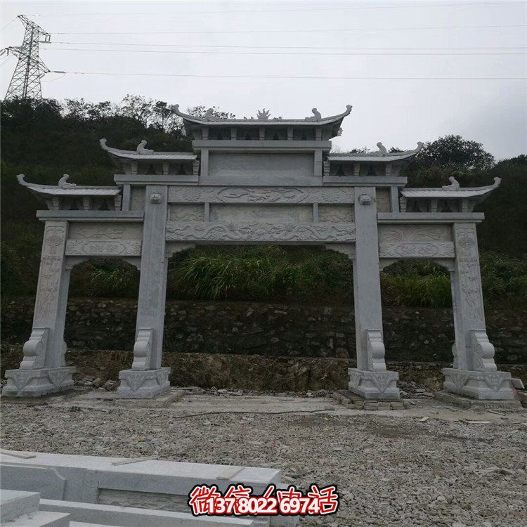 大型石雕牌坊，給你一個(gè)美麗的家園