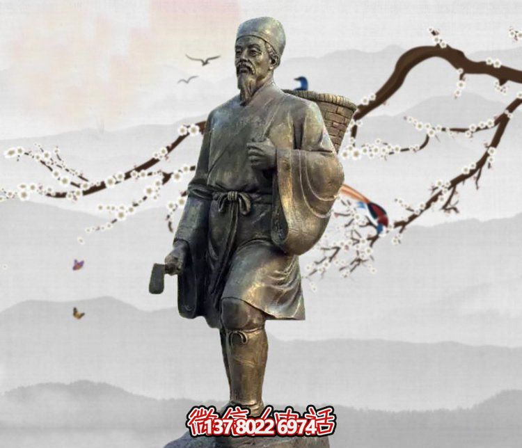 雕塑李時珍的傳奇，緬懷古老的采藥文化