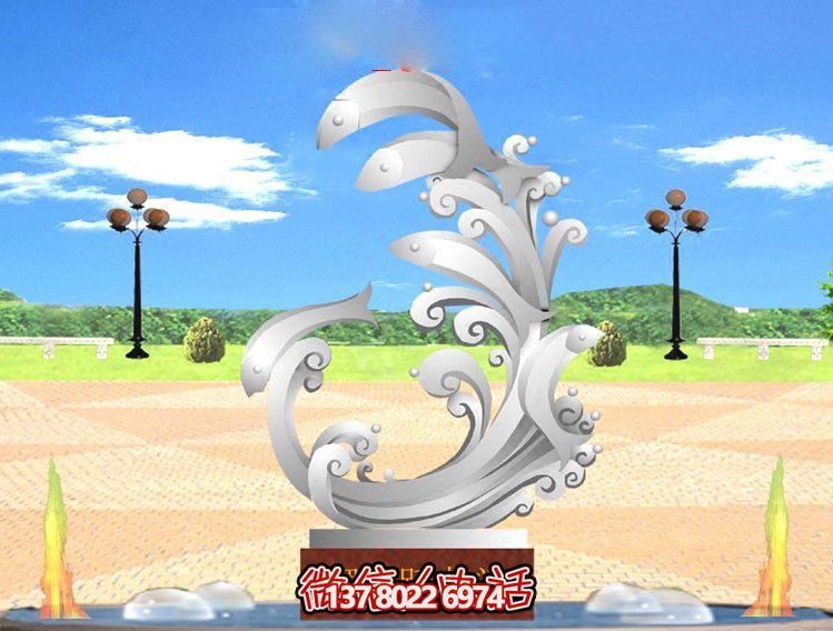 玻璃鋼雕塑魚躍龍門傳承古老傳統(tǒng)，展示創(chuàng)意美感