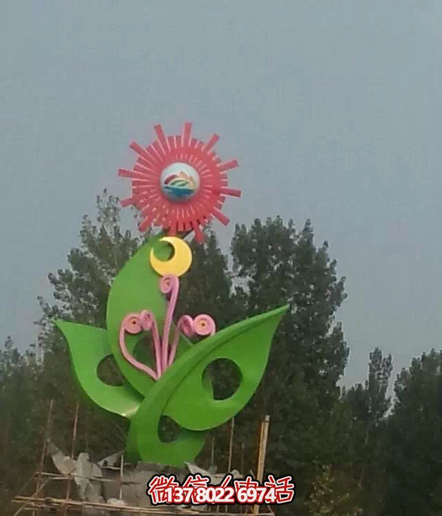 不銹鋼藝術(shù)雕塑，為景觀公園添彩