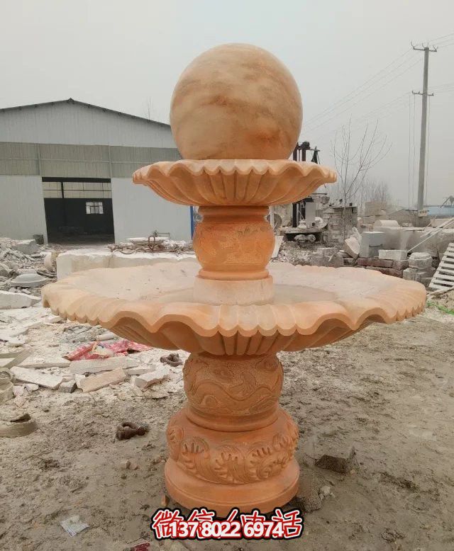 公司招財雙層風(fēng)水球石雕 公司招財雙層風(fēng)水球石雕