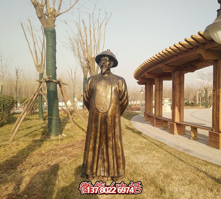 學(xué)院廣場(chǎng)晚晴愛國英雄林則徐玻璃鋼仿銅雕塑 學(xué)院廣場(chǎng)晚晴愛國英雄林則徐玻璃鋼仿銅雕塑