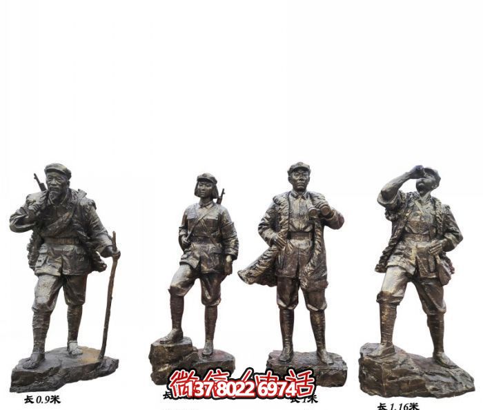 戶外景區(qū)銅雕抗戰(zhàn)紅軍雕塑 戶外景區(qū)銅雕抗戰(zhàn)紅軍雕塑