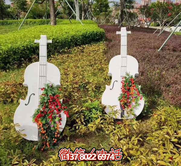 景區(qū)創(chuàng)意玻璃鋼仿真樂器琴雕塑 景區(qū)創(chuàng)意玻璃鋼仿真樂器琴雕塑