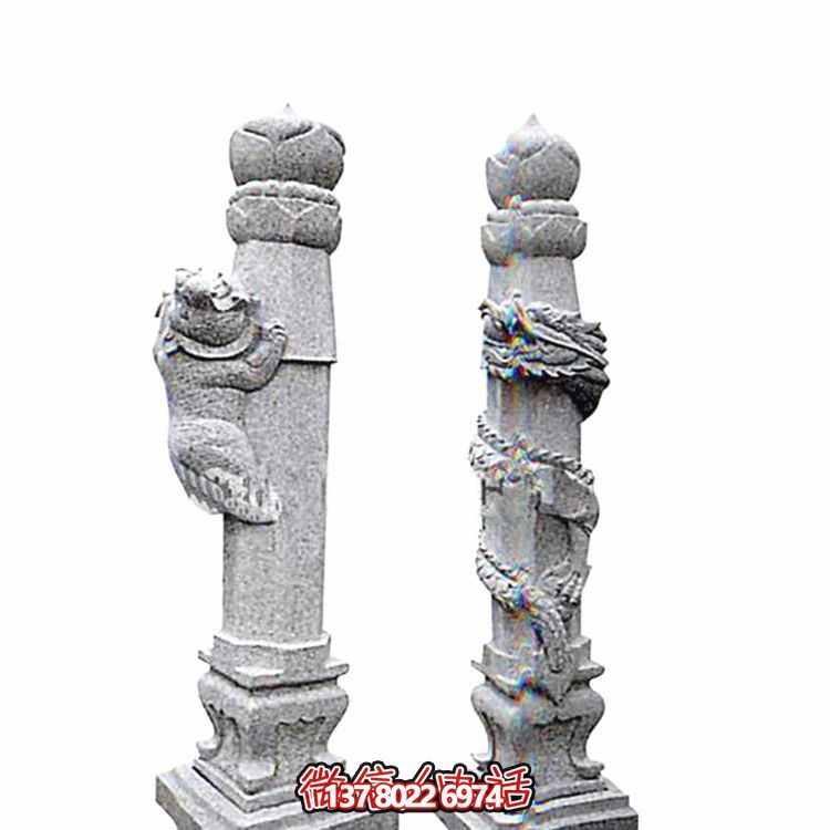 石雕龍柱花崗巖龍柱廣場(chǎng)石雕文化柱九龍浮雕盤(pán)龍柱公園廣場(chǎng)石柱子_1345