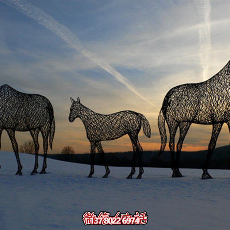 不銹鋼戶外園林景觀鏤空動(dòng)物景觀