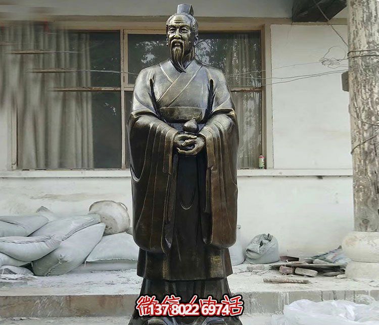 廣場(chǎng)銅雕古代名人扁鵲雕塑 廣場(chǎng)銅雕古代名人扁鵲雕塑