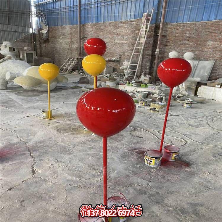 商場(chǎng)美陳擺件裝飾品抽象氣球雕塑