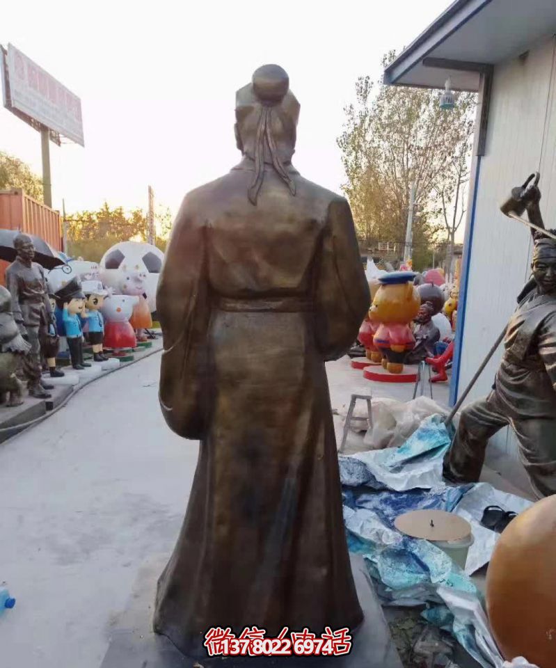古代名醫(yī)銅雕華佗雕塑 古代名醫(yī)銅雕華佗雕塑