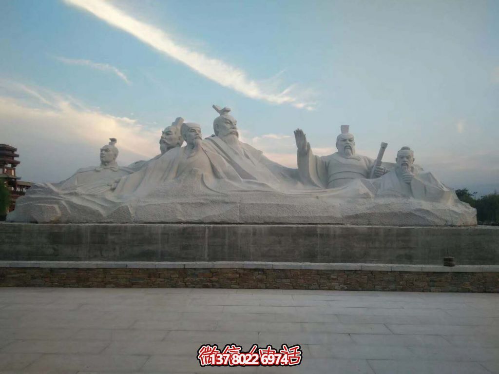 大型石材人物雕塑群雕