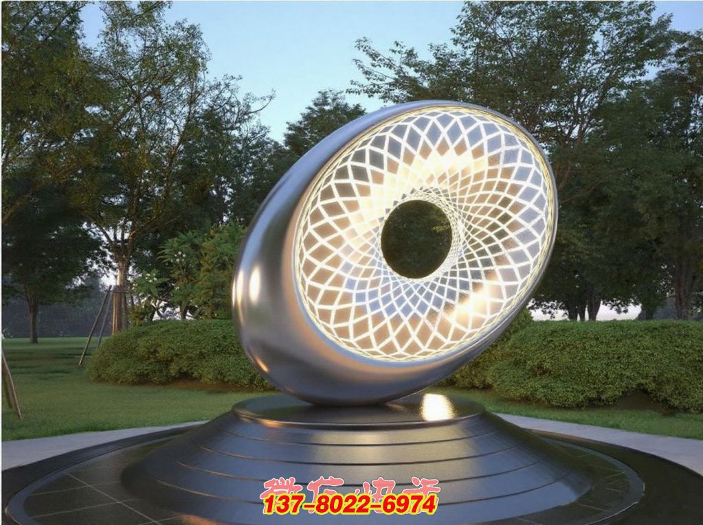 光綻環(huán)影：不銹鋼戶(hù)外景觀的時(shí)空之眸