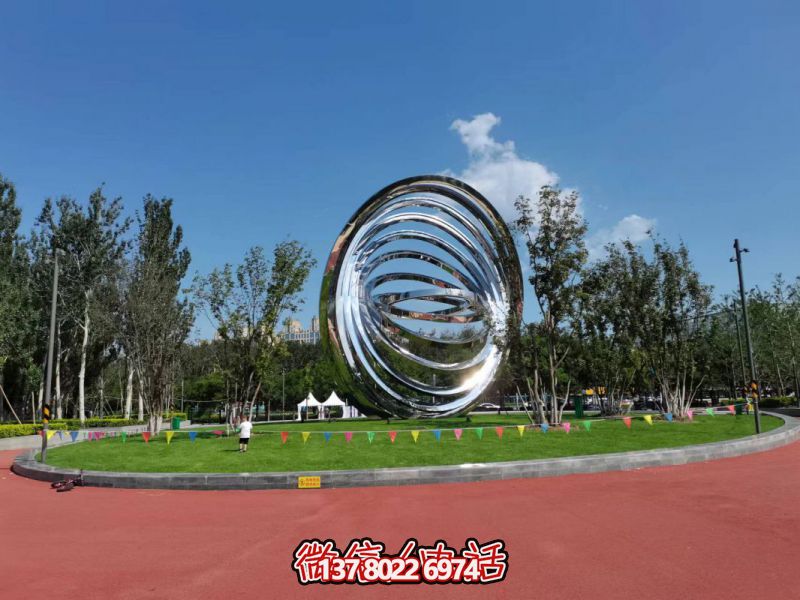 不銹鋼圓環(huán)雕塑 不銹鋼圓環(huán)雕塑