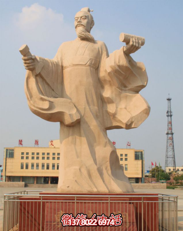 中國歷史名人魯班石像 中國歷史名人魯班石像